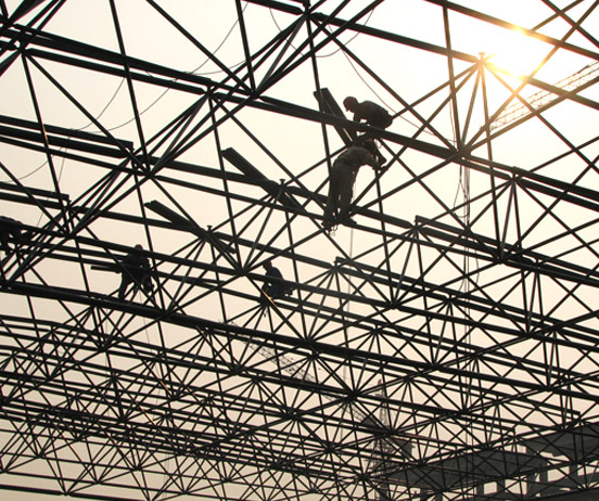 江阴厂房网架安装